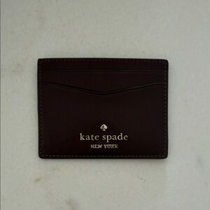 Rare Burgundy Kate Spade Card Holder